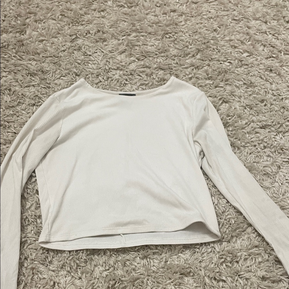 Olivia Rae Cream Long Sleeve Top